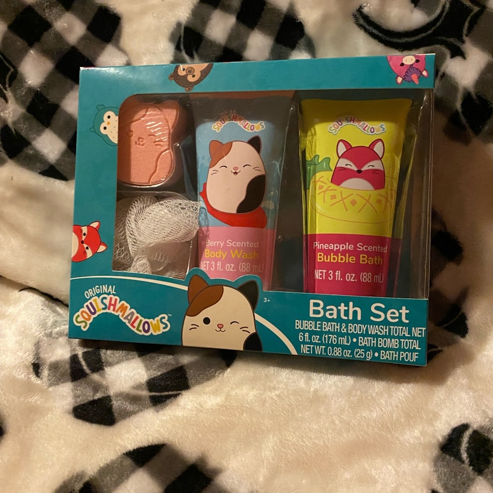 Squishmallow bath set